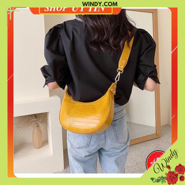 Túi kẹp nách nữ đeo chéo phong cách hàn quốc 2021- WINDY 668