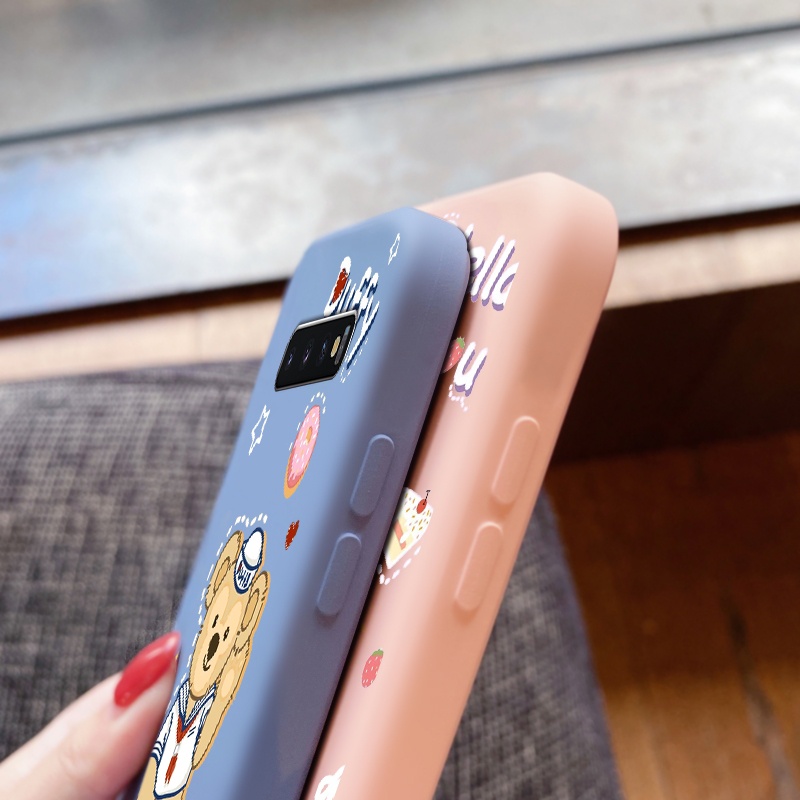 Ốp điện thoại silicon dẻo viền vuông họa tiết hoạt hình Duffy stellalou cho SAMSUNG GALAXY S10 4G S10 5G S10E S10 LITE S10 PLUS S9 S9 PLUS