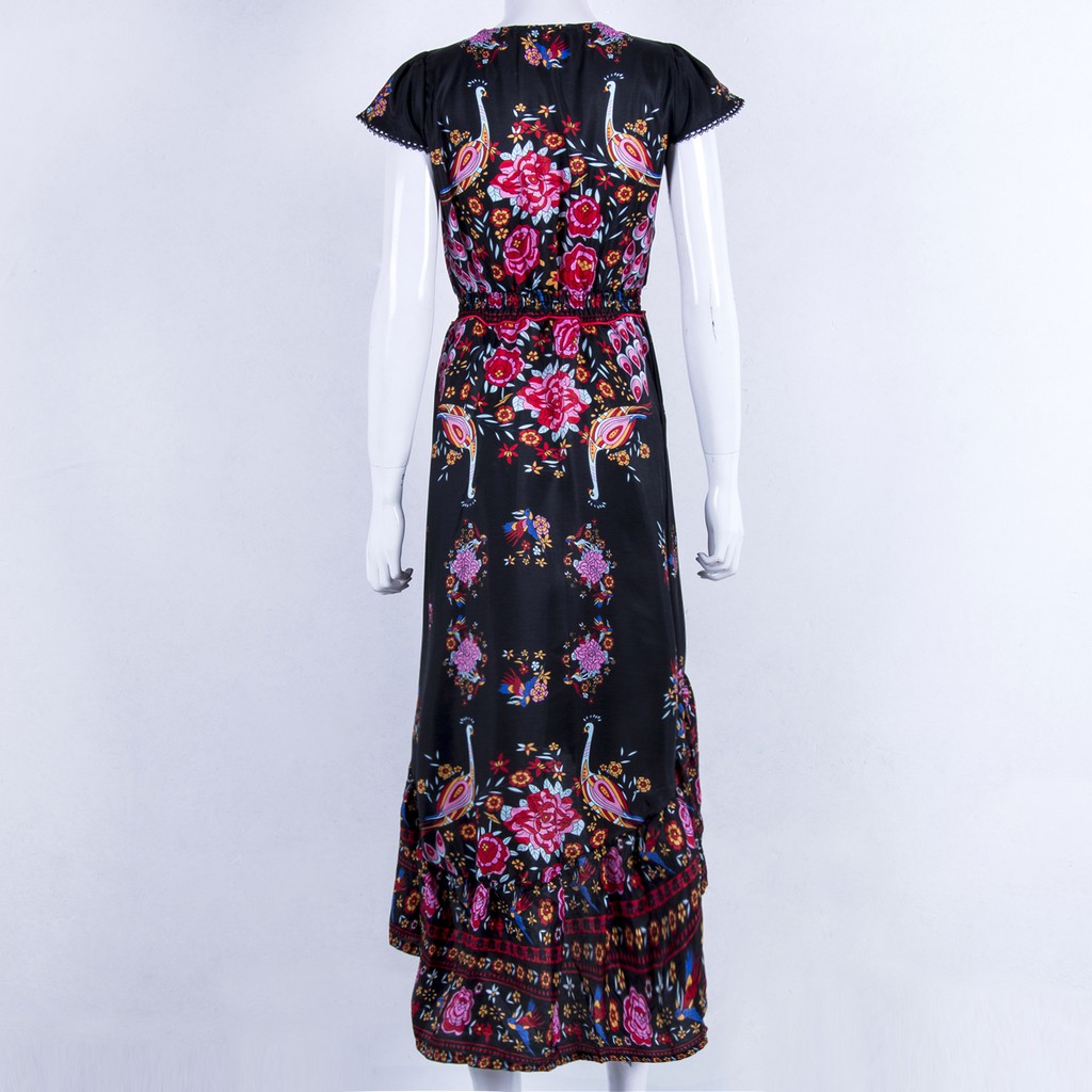 Đầm Maxi Họa Tiết Hoa Thời Trang