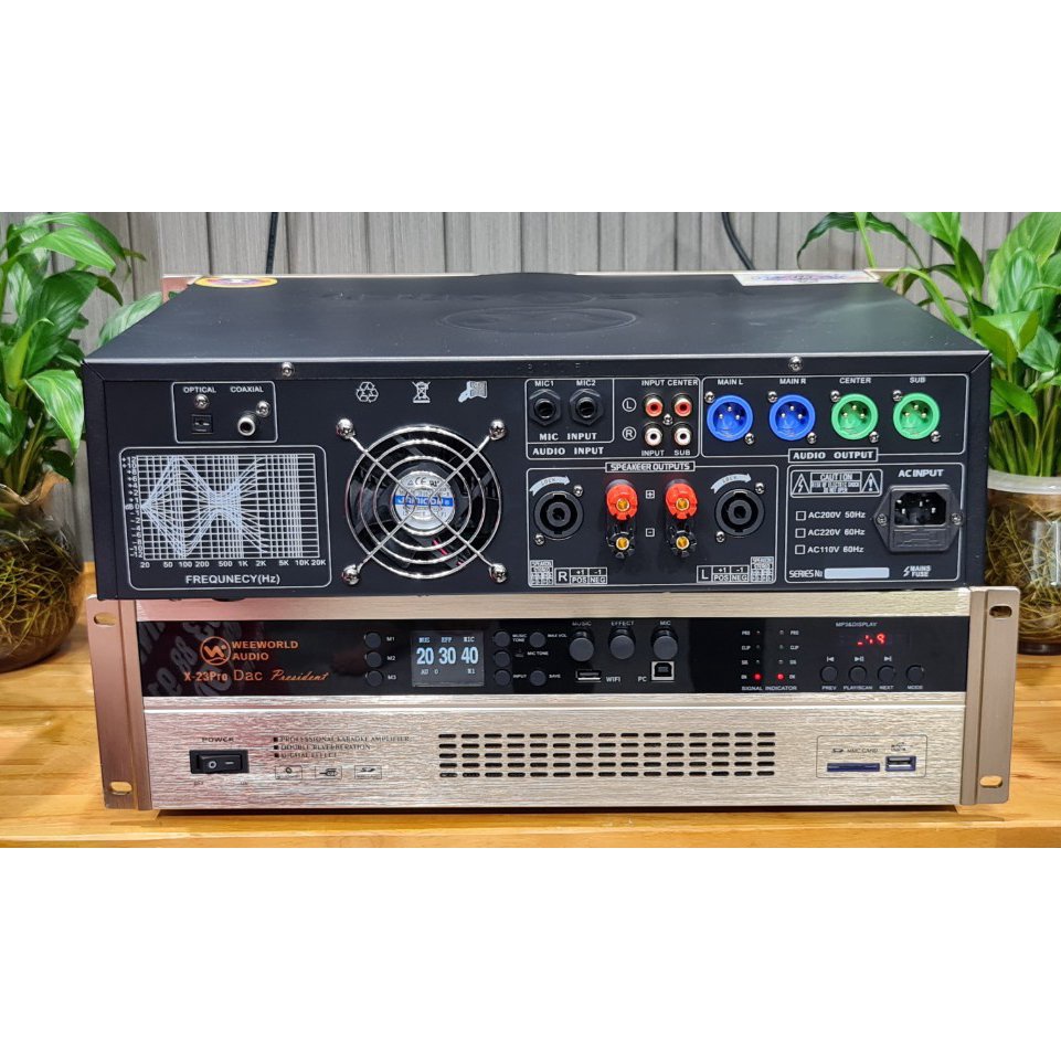 Cục đẩy liền vang X23 Pro - Gold limited