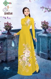 Vải Áo Dài Tằm Ý/ Lụa Nhật Hoa Ngực & Tà