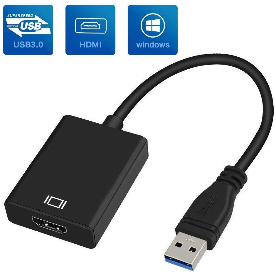 Cáp chuyển Usb 3.0 ra HDMI FullHD cho laptop, pc