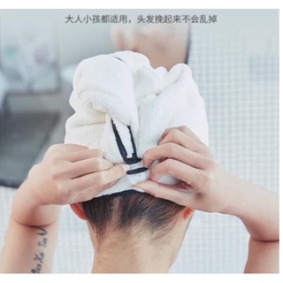 Khăn Quấn Đầu, Khăn Lau Khô Tóc Siêu Thấm