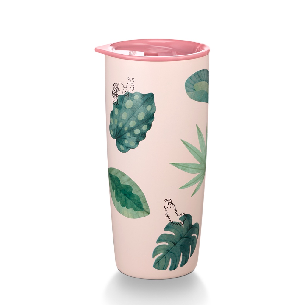 Bình Starbucks 20Oz  Miir Stainless Steel Caterpillars Leaves