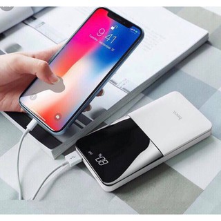 Pin sạc dự phòng 10000mAh hoco hiện thị led 2 cổng bảo J42 hành 12 tháng