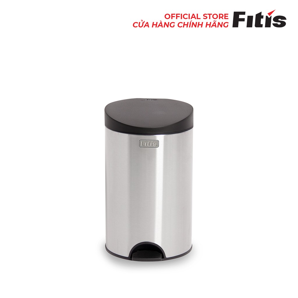 Thùng rác Fitis Premium - Đạp tròn nhỏ - 12L