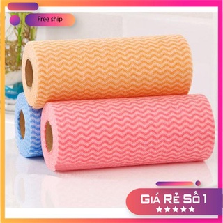 Cuộn 50 miếng khăn lau nhà bếp đa năng