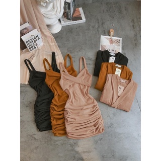 Set đầm 2s kèm khoác bigsize