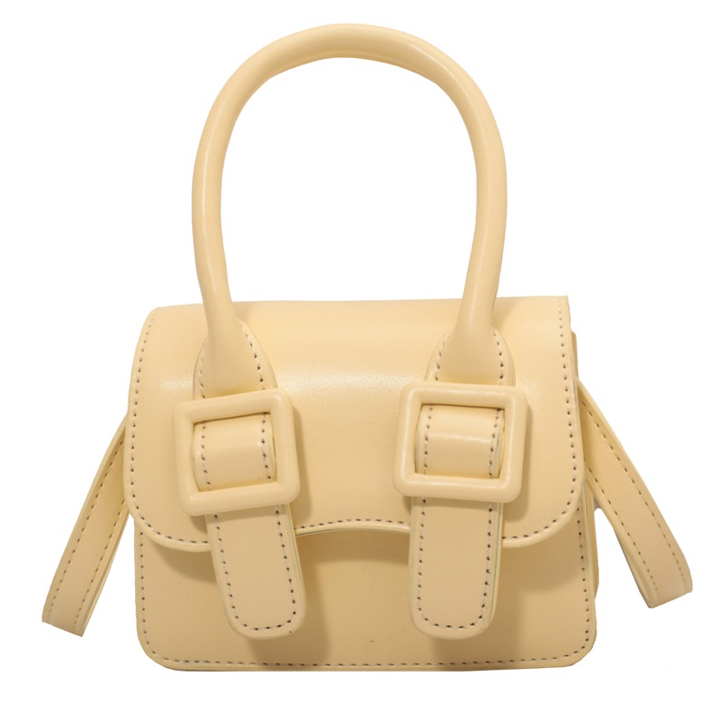 Túi Đeo Vai Bằng Da PU Màu Kẹo Ngọt Phong Cách Hàn Quốc Dành Cho Nữ