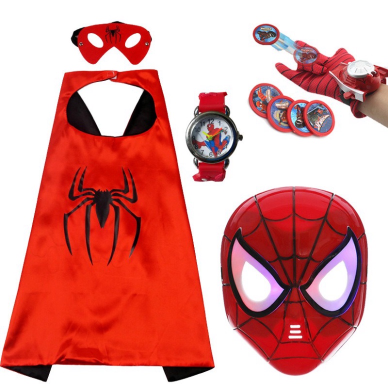 Đồ chơi người nhện phát sáng có âm thành đèn nhac, dùng pin spiderman avengers marvel cho bé