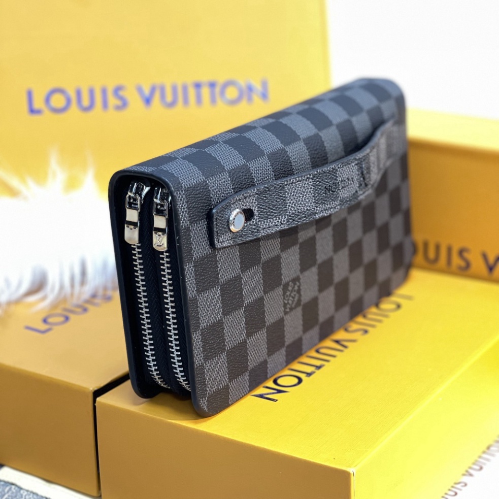 Fullbox Ví Nam Cầm Tay LV bản to 2 khóa hàng quảng châu cao cấp- VN02-Newtuixchnu