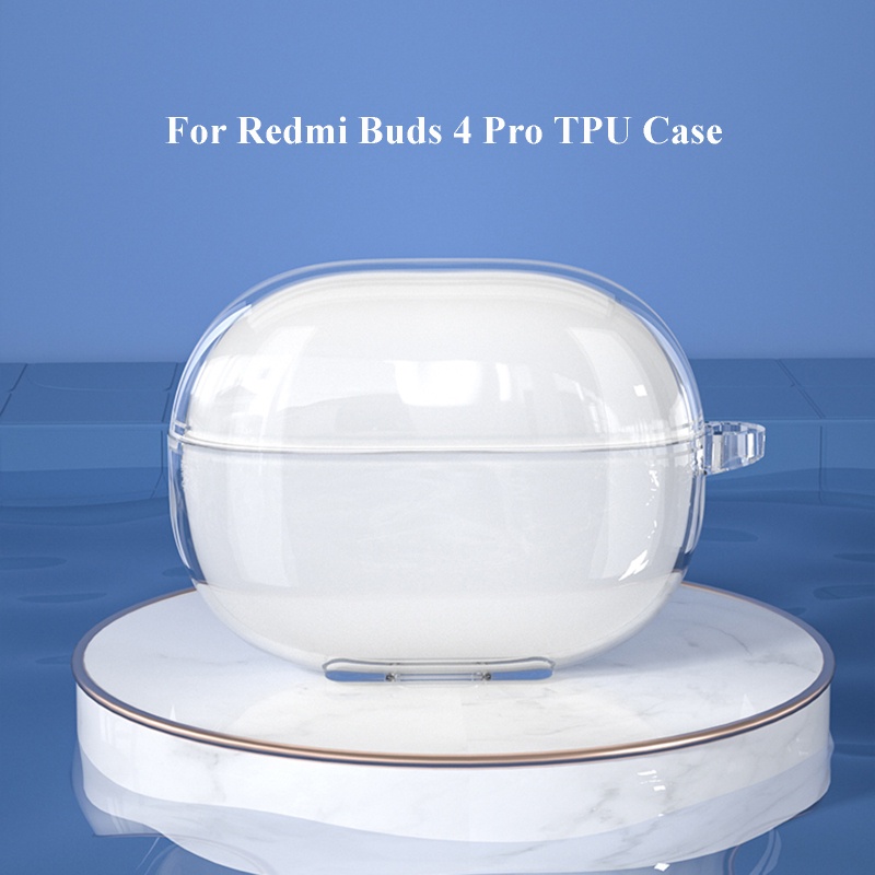 Vỏ Bảo Vệ Hộp Sạc Tai Nghe RedmiBuds 4 Pro Mềm Chống Bụi Bẩn Chống Sốc Giặt Được