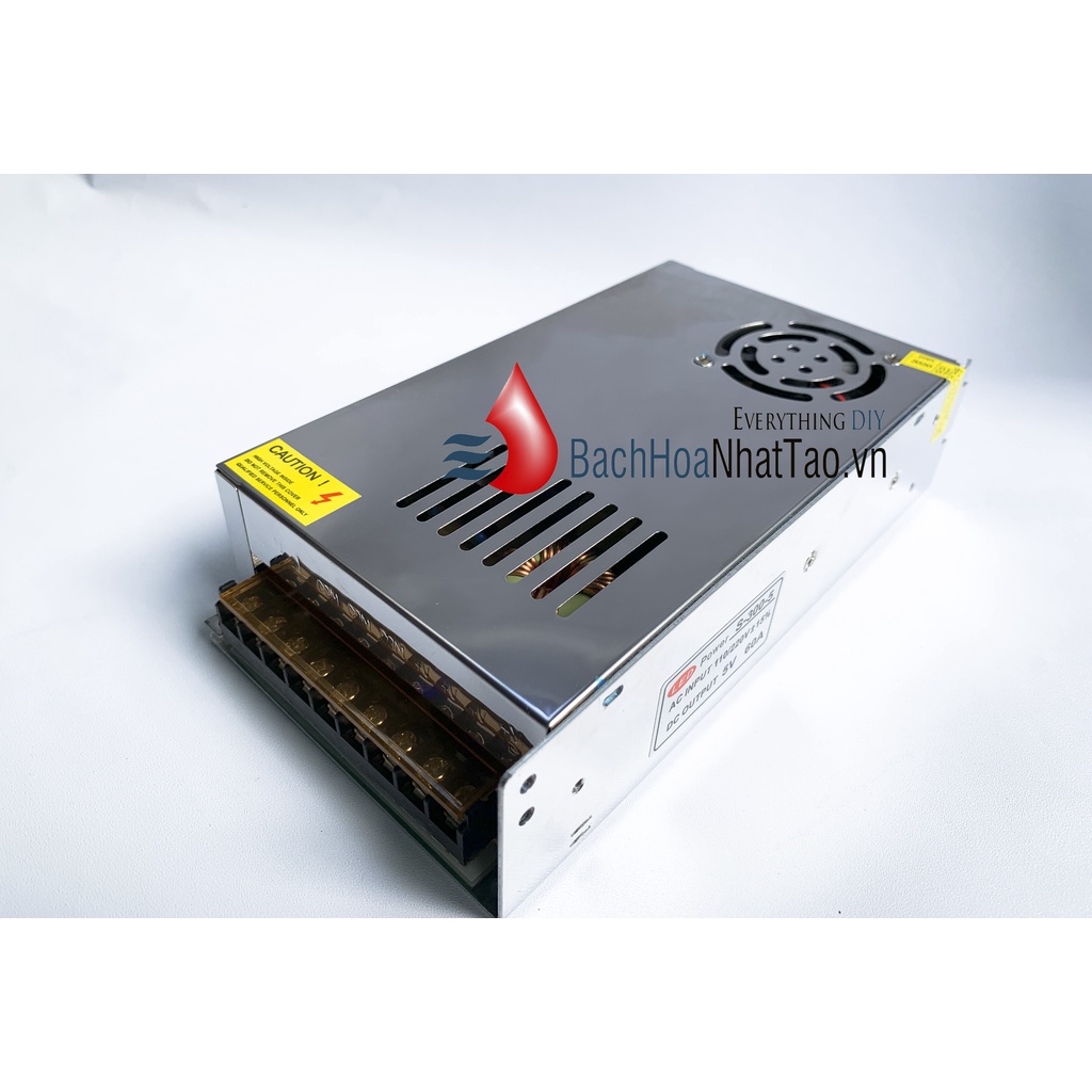 Nguồn tổ ong 5v-60a 300w quạt mới 100%
