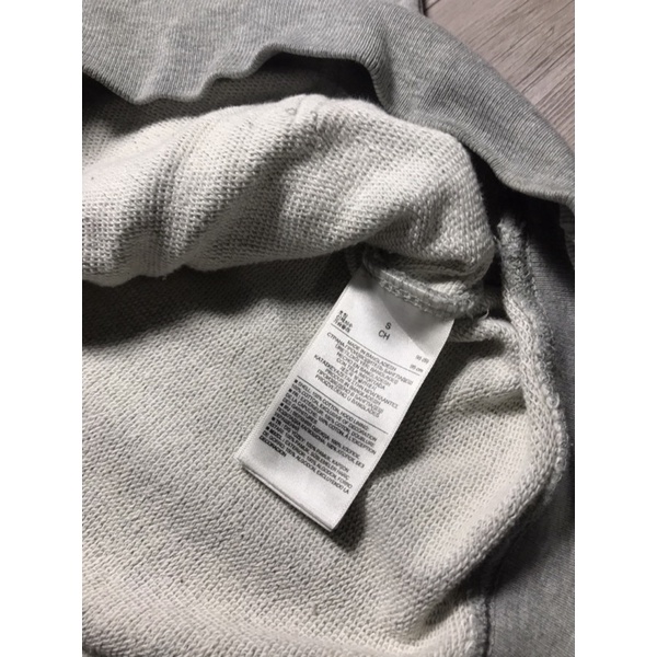 Áo Hoodie nam nữ hiệu GAP màu xám thêu logo size S