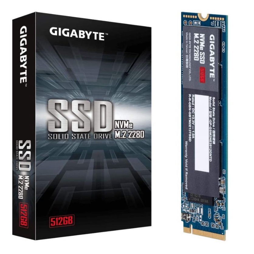 Ổ cứng SSD Gigabyte 512GB M.2 2280 PCIe NVMe Gen 3x4  - Bảo hành 36 tháng
