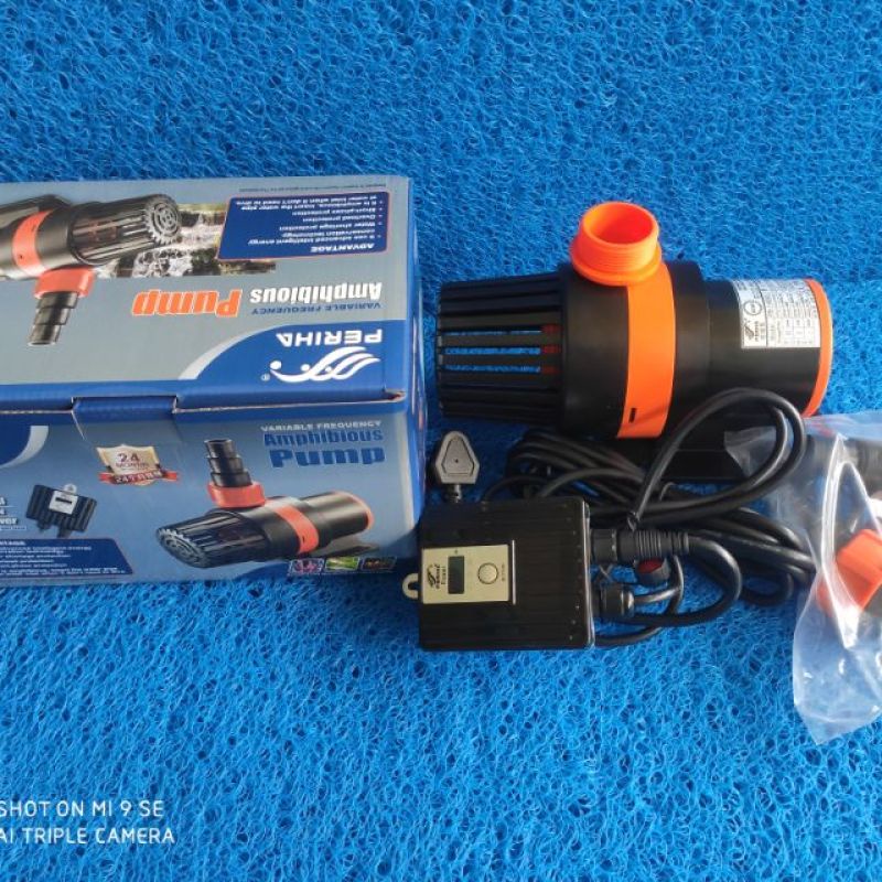 Máy Bơm Periha PB-12000 (Điều Chỉnh 3 Chế Độ) - Tiết Kiệm Điện Năng Cho Bể Cá