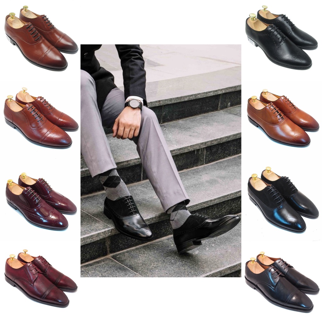 (Cao Cấp) Giày Buộc Dây Da Thật Chính Hãng Toroshoes - Trẻ Trung Lịch Lãm Mã LS02