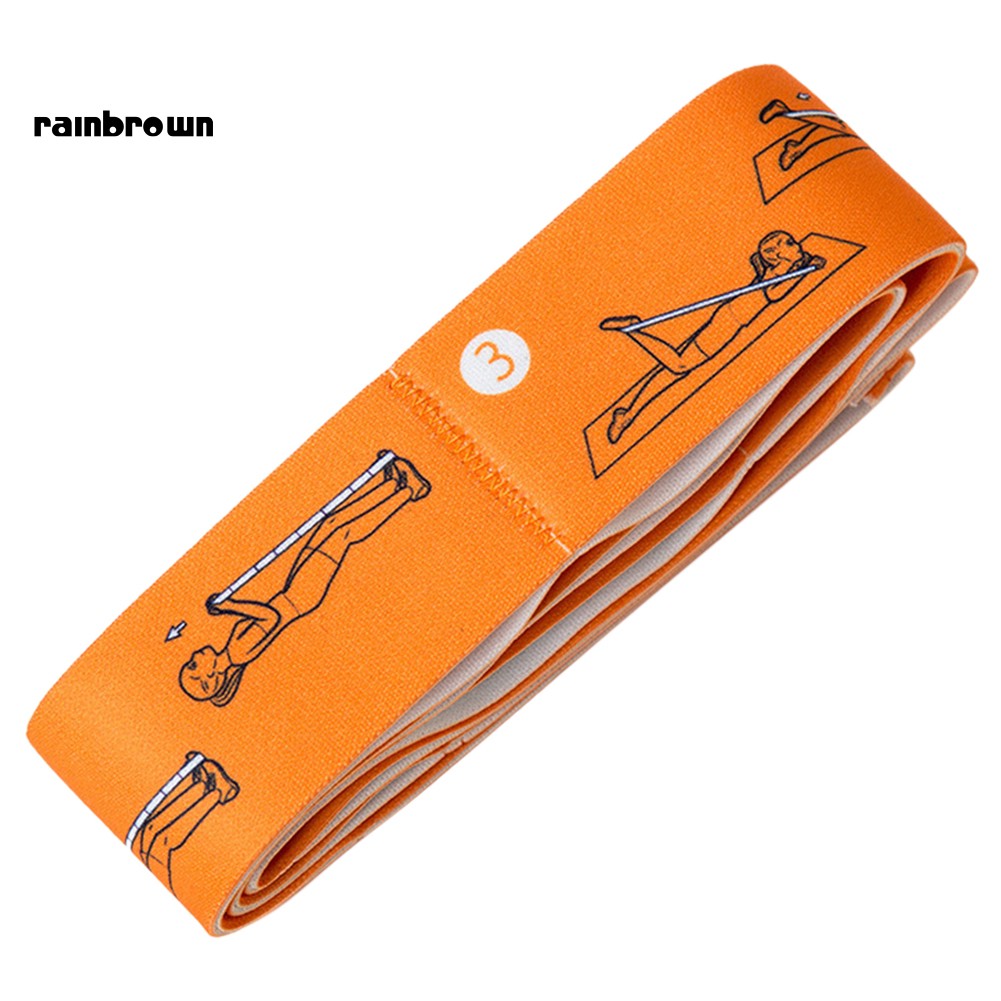 Dây Đai Kháng Lực Co Giãn Hỗ Trợ Luyện Tập Yoga / Thể Hình