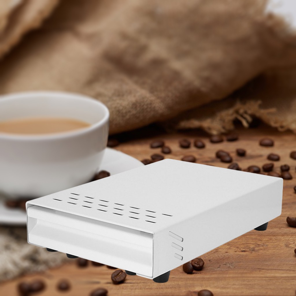Hộp đựng bã cà phê dạng ngăn kéo để bàn cho quán cà phê
