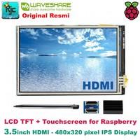 Màn Hình Lcd 3.5 "3.5 Inch Hdmi Ips Lcd Touchscreen Raspberry Pi 3b +