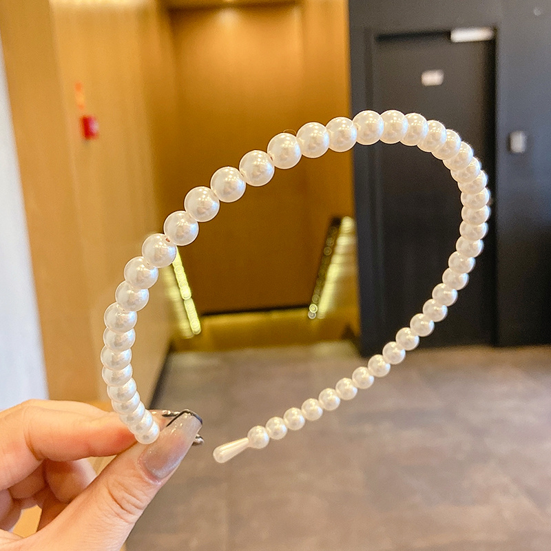 Băng Đô Cài Tóc Đính Ngọc Trai Đơn Giản Kiểu Nhật Bản Và Hàn Quốc 2021