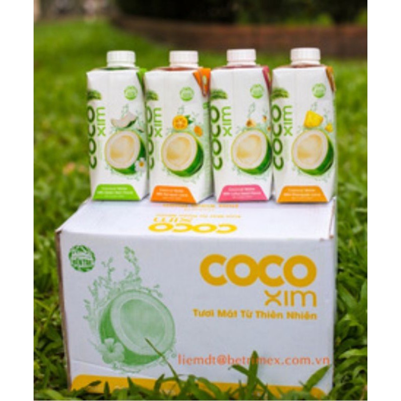 Thùng 24 hộp nước dừa cocoxim các loại 330ml[ date mới]