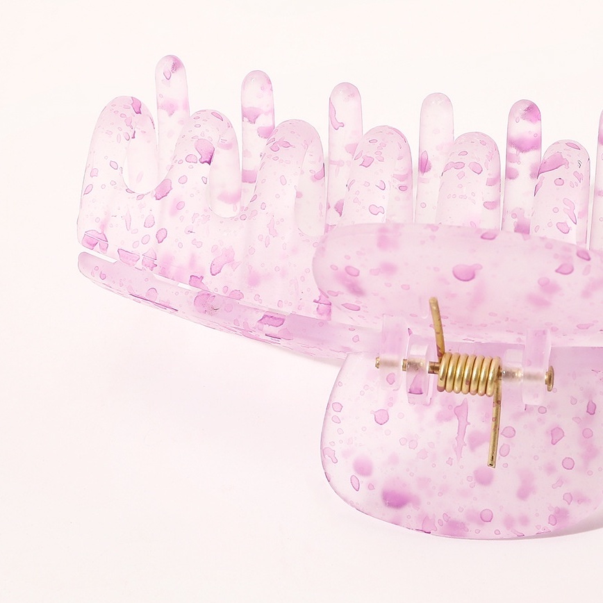 Kẹp càng cua tone kiểu dáng đốm tone màu kẹo ngọt phong cách trẻ trung dễ thương