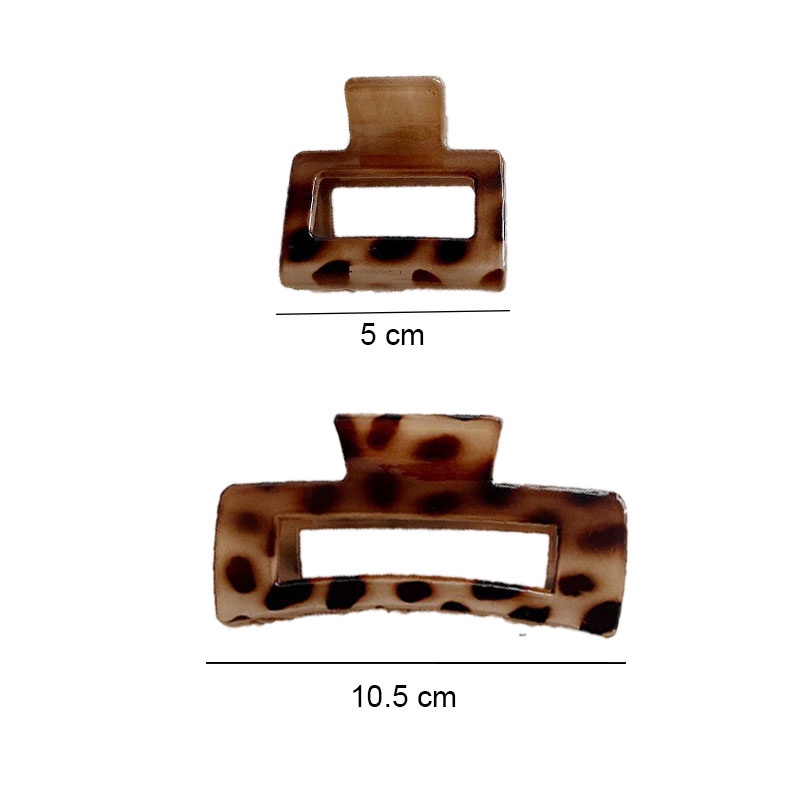 Kẹp Tóc Càng Cua Họa Tiết Vân Đá Sang Chảnh HOT TREND YOS