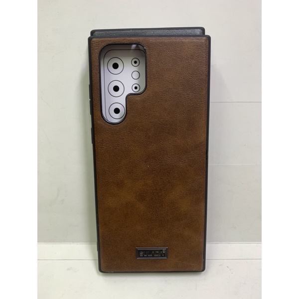 Ốp lưng Samsung Galaxy S22 Utra viền dẻo lưng kiểu da hàng công ty