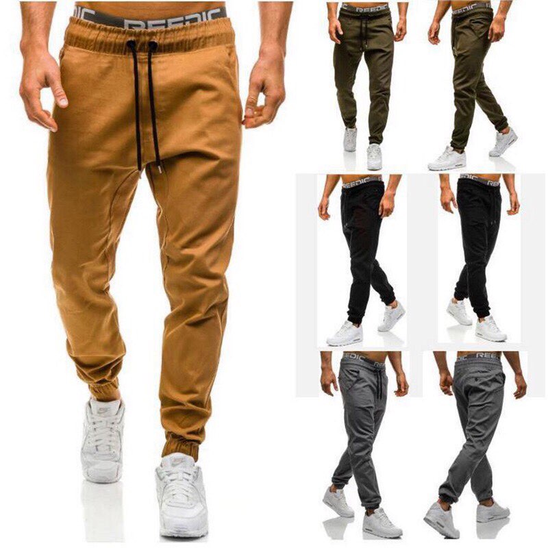 Quần Jogger Nam Thun Co Giản Mềm Mịn Ống Côn Form Slim Fit Nhiều Màu Có Big Size