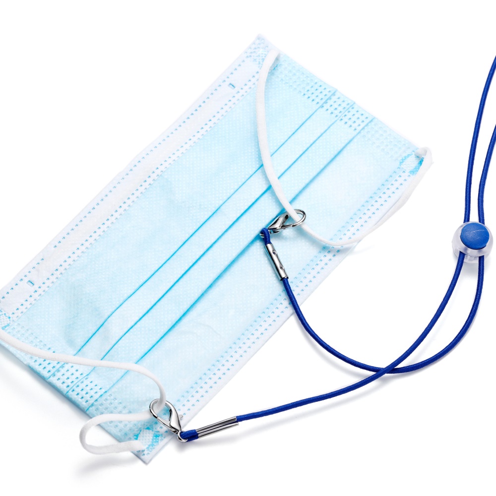 Dây đeo giữ khẩu trang ST.KUNKKA polyester co giãn khóa cài tôm hùm nhiều màu sắc tùy chọn 72cm chống mất cho học sinh