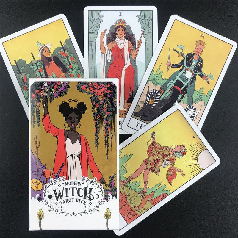 Bộ Thẻ Bài Tarot Hoạ Tiết Phù Thủy Vui Nhộn
