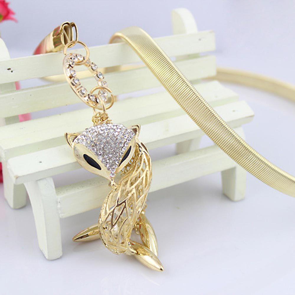 Dây Thắt Lưng Mỏng Bằng Kim Loại Đính Đá Zircon Phong Cách Hàn Quốc Sang Trọng Thời Trang Cho Nữ
