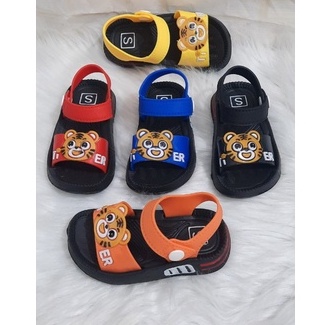 DÉP SANDAL ĐẾ XỐP SIÊU NHẸ CHÚ HỔ CHO BÉ