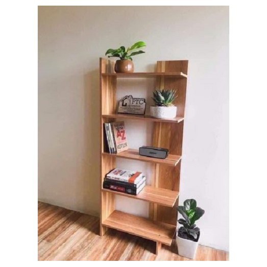 Kệ Góc Tường 5 Tầng Gỗ - Giá Sách Phòng Làm Việc 1997store_vn , KT 80 x 45 x 25 cm - Chất Lượng Tốt - Bảo Hành 12 Tháng