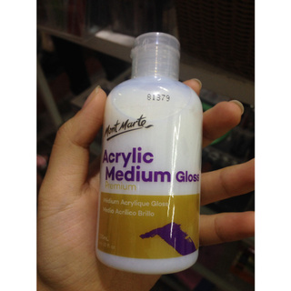 DUNG DỊCH PHA MÀU LÀM BÓNG GLOSS [MONT MARTE] MEDIUM ACRYLIC  135ML