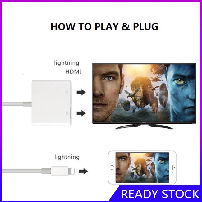 FL【COD Ready】Cổng chuyển Lightning sang Digital AV TV HDMI