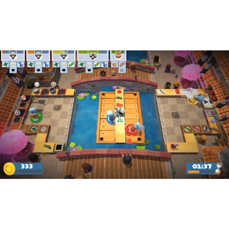 Đĩa chơi game PS4: Overcooked + Overcooked 2