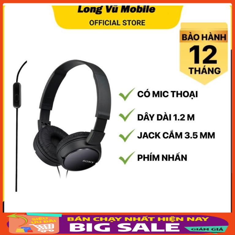 Tai nghe chụp tai Sony MDR ZX110AP - Chính hãng BH 12 tháng