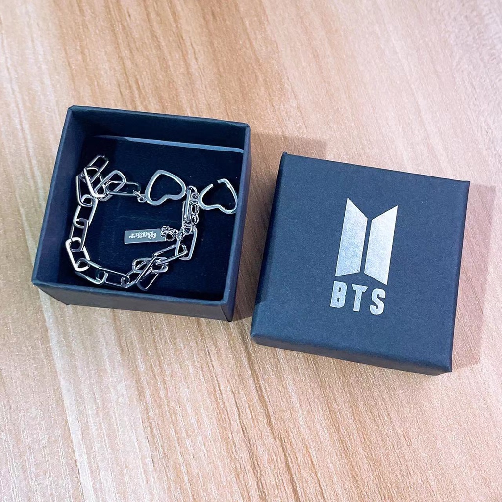 Vòng Đeo Tay Trái Tim Kpop BTS Bangtan Boys Butter Merch