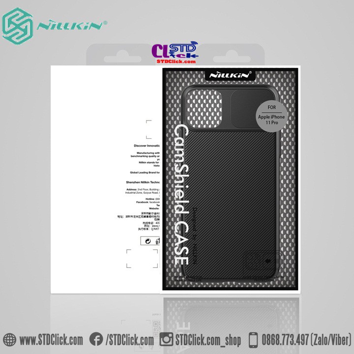 ỐP LƯNG IPHONE 11 PRO MAX - 11 PRO - 11 NILLKIN CAMSHIELD CHÍNH HÃNG