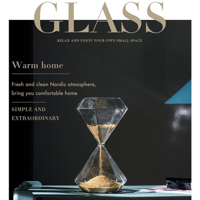 Đồng Hồ Cát 5/15/30 Phút Thiết Kế Sáng Tạo Dùng Trang Trí Nhà Cửa