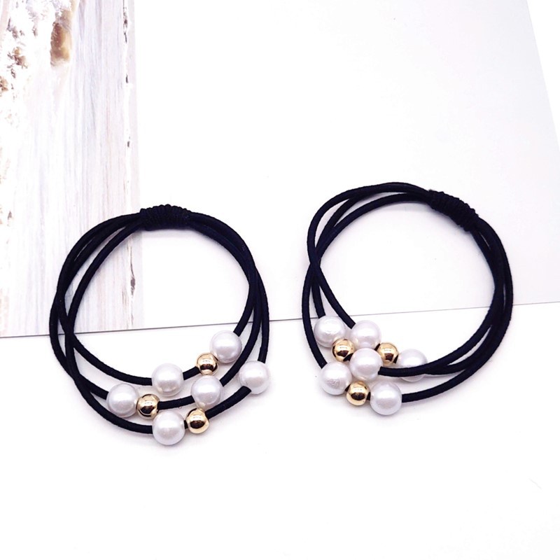 Dây buộc tóc SD306 đính hạt dễ thương xinh đẹp phong cách Hàn Quốc làm phụ kiện tóc thời trang cho nữ