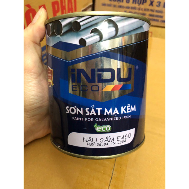 SƠN SẮT MẠ KẼM THÁI LAN INDU CAO CẤP - GẦN 1KG