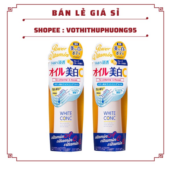[005582 - auth] Tinh Dầu Trắng Da White Conc Whiteing & Oil 100ml | WebRaoVat - webraovat.net.vn
