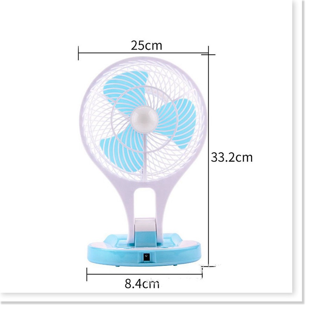 Quạt Mini Fan tích điện 2 trong 1 Model HT- 5580