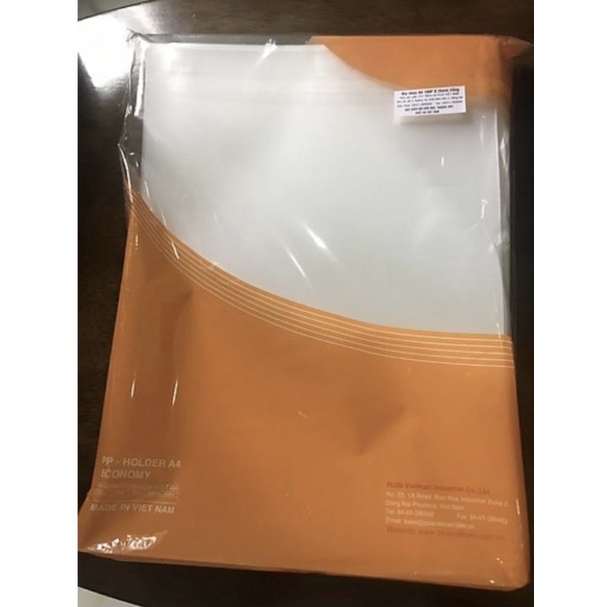 Combo 100 cái Bìa lá nhựa A4 Plus