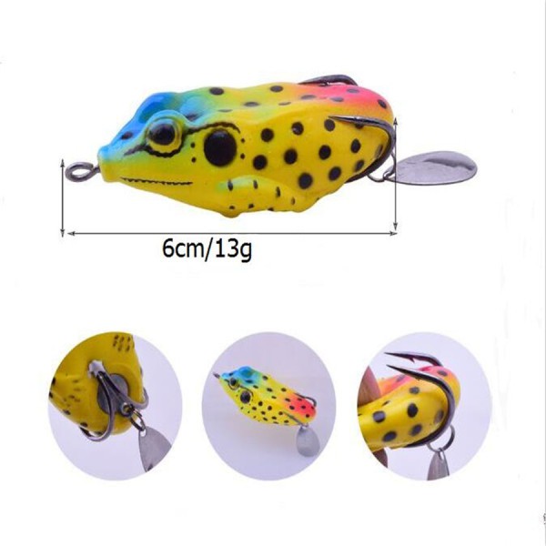 Mồi câu cá giả hình ếch 13g