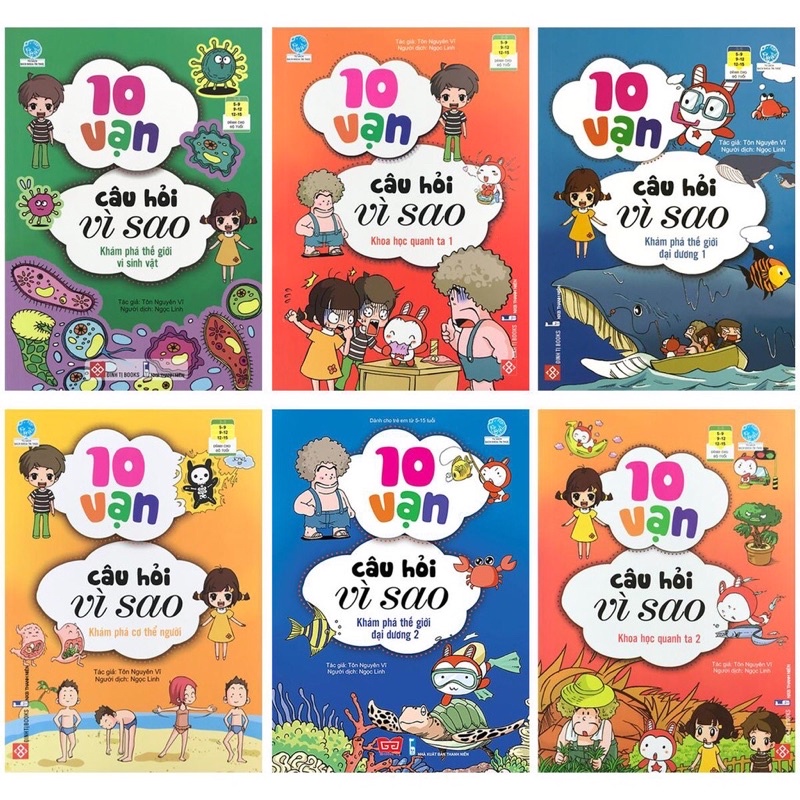 Sách - 10 vạn câu hỏi vì sao cho bé (Nhiều chủ đề)