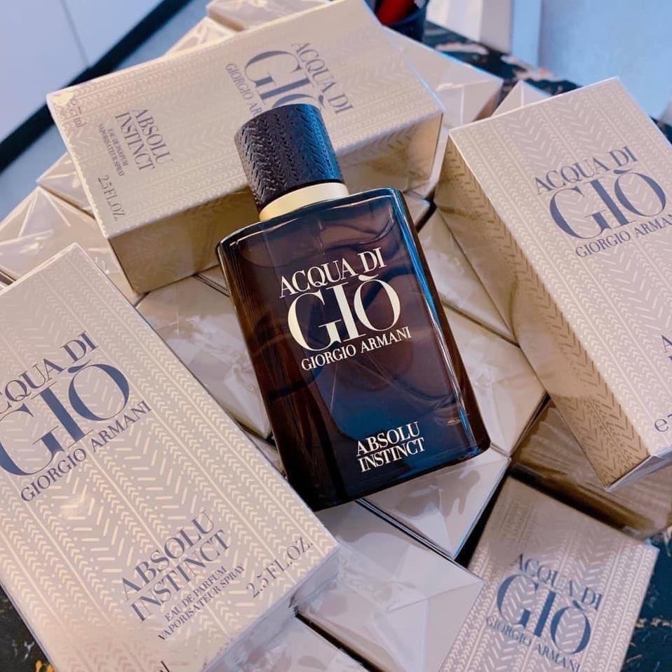 Nước hoa nam Giorgio Armani Acqua di Gio Absolu Instinct EDP, Nước hoa giorgio nâu